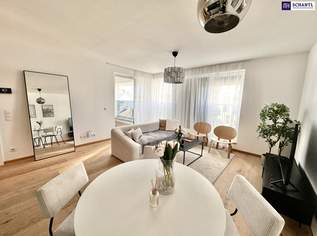 REDUZIERT! Sofort Bezugsfertig in Bestlage! Traumhafte Dachgeschosswohnung mit Loggia und Panoramafenster ++ Weitblick über Wien ++ Komplett Eingerichtet ++ Dachgeschossneubau aus 2021 ++ Auch für Anleger!!!, 395000 €, Immobilien-Wohnungen in 1200 Brigittenau