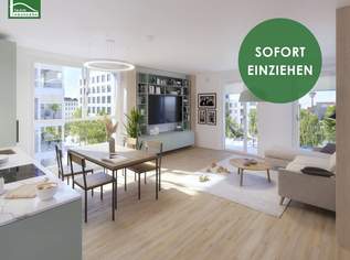 Nur noch wenige Einheiten verfügbar – 2-Zimmer-Neubau mit Freifläche ab sofort, 1179 €, Immobilien-Wohnungen in 1030 Landstraße