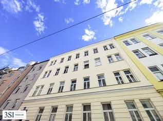 Rohdachboden mit Entwurfsplanung in ruhiger Wohnlage nahe dem Auer-Welsbach-Park, 245000 €, Immobilien-Wohnungen in 1150 Rudolfsheim-Fünfhaus