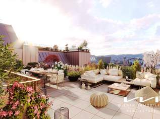 Penthouse mit unbeschreiblichem Weitblick - Erstbezug im Quartier Starhemberg, 2386000 €, Immobilien-Wohnungen in 1040 Wieden