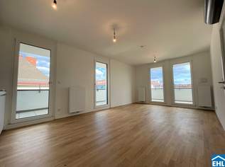 Lichtdurchflutete 2-Zimmer Wohnung mit 21 m² Terrasse und Weitblick, 1159 €, Immobilien-Wohnungen in 1160 Ottakring