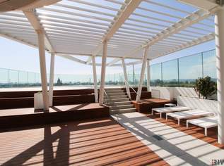 DANUBE PENTHOUSE mit XXL Freifläche Richtung Innenstadt ** 4 Zimmer & 3 Bäder, 2750000 €, Immobilien-Wohnungen in 1220 Donaustadt