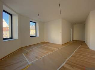 Revitalisierte 2-Zimmer Altbauwohnung mit geräumiger Wohnküche und großzügiger Verglasung | Fernwärme, 375000 €, Immobilien-Wohnungen in 1150 Rudolfsheim-Fünfhaus