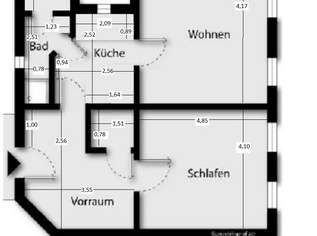 2,5-Zimmer-Altbauwohnung in zentraler Lage