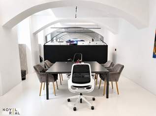 Exklusives Smart Loft Office mit 6,5 m² LED-Wand | Voll ausgestattet | 82,50 m² Designer-Büro, 1547.5 €, Immobilien-Gewerbeobjekte in 1060 Mariahilf