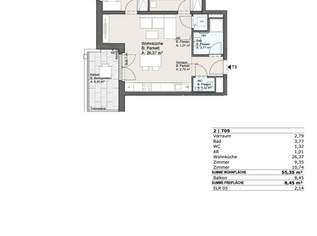 BEZUGSFERTIG I Nähe Mühlwasser I Klimaaktiv-zertifiziert I Tiefgarage I Wärmepumpe I Fußbodenheizung & Kühlung I PV-Anlage, 357700 €, Immobilien-Wohnungen in 1220 Donaustadt