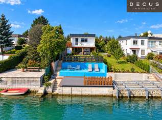 EINFAMILIENHAUS DIREKT AM WASSER | EIGENGRUND | ca. 101 m² Fläche | Eigener Garten | Renovierungsbedürftig | Großes Potenzial, 615000 €, Immobilien-Häuser in 2301 Gemeinde Groß-Enzersdorf