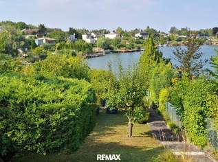 Uferparzelle am Steinbrunner See mit entzückendem Ferienhaus, 140000 €, Immobilien-Häuser in 2491 Zillingdorf-Bergwerk