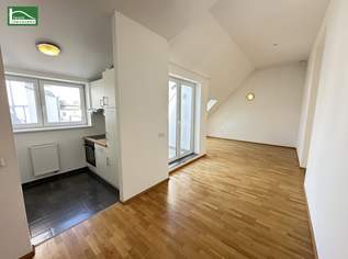Moderne Dachgeschosswohnung mit großer Terrasse nahe Arthaberplatz in ruhiger Seitengasse! Hohe Decken und Traumbad mit Fenster, 399000 €, Immobilien-Wohnungen in 1100 Favoriten