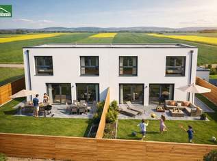 Modernes Doppelhaus in Tresdorf, 5 Zimmer, Garten, Terrasse, Erstbezug, 549.000 €, 549000 €, Immobilien-Häuser in 2111 Tresdorf