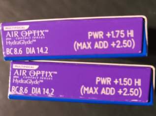 Kontaktlinsen und diverses Zubehör f. 6 Monate