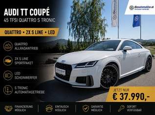 TT Coupé quattro S tronic | 2x S line | LED, 37990 €, Auto & Fahrrad-Autos in 9300 Sankt Veit an der Glan