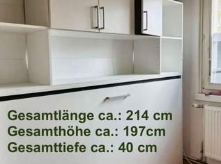 Platzsparendes Schrankbett 90200 mit Regal – Xora (XXXLutz) – ideal für Garçonniere
