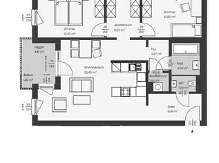 ***NOCH VIELE GRUNDRISSE ZUR AUSWAHL- moderne 3-Zimmer-NEUBAUWOHNUNG mit Loggia - leistbarer Neubau Nähe St.Pölten / Wohnpark Ober-Grafendorf - ökologisch, hochmodern, ausgezeichnet ***, 258000 €, Immobilien-Wohnungen in 3200 Gemeinde Ober-Grafendorf