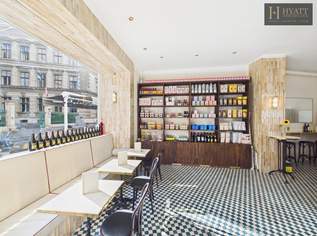 Café|Delikatessen - Gastro light in prominenter Lage - perfektes und funktionierendes Konzept zur Direktübernahme!, 1630.27 €, Immobilien-Gewerbeobjekte in 1080 Josefstadt