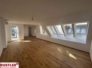 DACHGESCHOSSTRAUM AM CZERNINPLATZ 5 – EXKLUSIVES WOHNEN ÜBER DEN DÄCHERN DES 2. BEZIRKS, 1348500 €, Immobilien-Wohnungen in 1020 Leopoldstadt