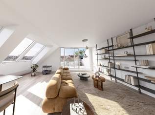 THE TEMPTATION - Dachgeschoss-Maisonette mit 2 Terrassen + Balkon | 23 m² Freifläche, 3 Zimmer, 1190000 €, Immobilien-Wohnungen in 1180 Währing THE TEMPTATION - Dachgeschoss-Maisonette mit 2 Terrassen + Balkon | 23 m² Freifläche, 3 Zimmer, 1190000 €, Immobilien-Wohnungen in 1180 Währing