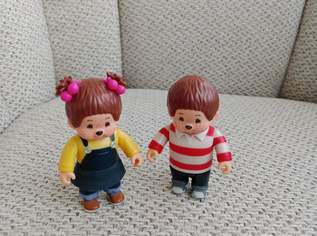 2 Teiliges kleine Monchichi Figuren Set, zusammen FIXPREIS 20€/NUR SELBSTABHOLUNG,23 Bez. KEIN Versand!!!!!!! 
