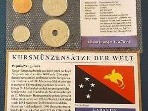 Kursmünzensatz PAPUA NEUGUINEA, 15 €, Marktplatz-Antiquitäten, Sammlerobjekte & Kunst in 2320 Rannersdorf
