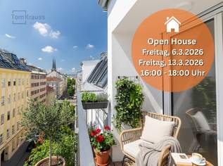 LICHT, TERRASSE UND MODERNER KOMFORT – 3-ZIMMER-WOHNUNG IM 1. DACHGESCHOSS, 440000 €, Immobilien-Wohnungen in 1200 Brigittenau