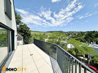 Traumhafter Panoramablick – luxuriöse 4-Zimmer-Wohnung mit 32,71 m² Balkon, Erstbezug, erstklassige Ausstattung + Garage, 1399000 €, Immobilien-Wohnungen in 1190 Döbling