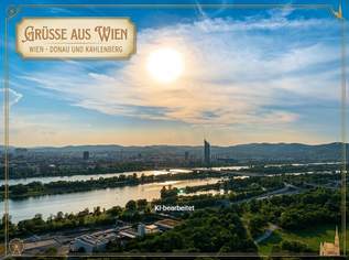 Donauparkblick! Spacious studio apartment on a higher floor for short or long term rent!, 1190 €, Immobilien-Wohnungen in 1220 Donaustadt
