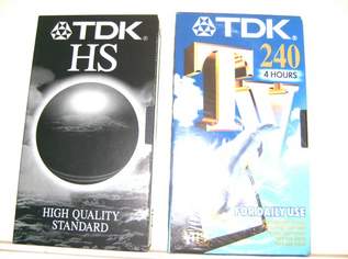 TDK - VHS - Videoleerkassetten - 180 + 240 min.:, 16 €, Marktplatz-Kameras & TV & Multimedia in 4150 Rohrbach-Berg