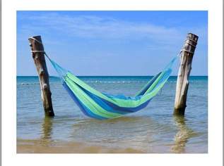 Gartenhängematte aus Baumwolle – stabile Hängematte bis 200 kg, platzsparend & waschbar, für Garten & Terrasse, 22 €, Haus, Bau, Garten-Balkon & Garten in 2100 Gemeinde Leobendorf