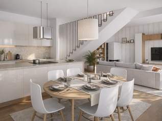 Lichtdurchflutetes Ziegelmassiv-Einfamilienhaus | 121 m² Wohnfläche | LWP, PV-Anlage, Eigengarten, Terrasse & Carport, 483900 €, Immobilien-Häuser in 2460 Gemeinde Bruck an der Leitha