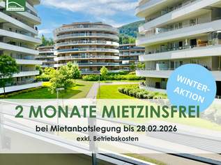 URBANES WOHNEN IN GRÜNER IDYLLE - IHR NEUES ZUHAUSE IN DER GREEN CITY - AKTION - 2 MONATE MIETZINSFREI, 1198.96 €, Immobilien-Wohnungen in 8054 