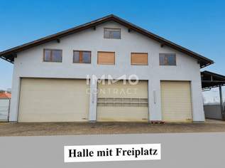 LEIBNITZ: 3 HALLEN + 8 WOHNUNGEN + GROSSE FREIFLÄCHE NAHE AUTOBAHN AUF-u. ABFAHRT, 1195000 €, Immobilien-Gewerbeobjekte in 8430 Kaindorf an der Sulm