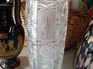 Vase, Bleikristall handgeschliffen, 30 €, Haus, Bau, Garten-Geschirr & Deko in 2630 Gemeinde Ternitz