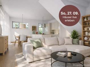 Doppelhaushälfte | 123 m² Wohnfläche & bis zu 3 Meter Raumhöhe | Garten, 2 Parkplätzen | Ziegelmassivbauweise, 649900 €, Immobilien-Häuser in 2540 Bad Vöslau Doppelhaushälfte | 123 m² Wohnfläche & bis zu 3 Meter Raumhöhe | Garten, 2 Parkplätzen | Ziegelmassivbauweise, 649900 €, Immobilien-Häuser in 2540 Bad Vöslau