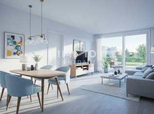 Rendite-Highlight: Moderne 2-Zimmer-Neubauwohnung mit Loggia & Gratis-Küche, 306100 €, Immobilien-Wohnungen in 1140 Penzing