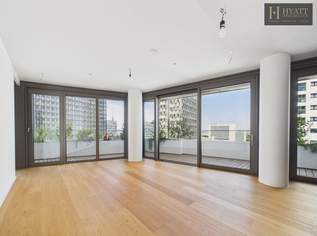 Danubeflats – Exklusive 2-Zimmer-Wohnung im höchsten Wohnhochhaus Österreichs mit zwei Balkonen, Spa und Blick auf die Neue Donau, 2950 €, Immobilien-Wohnungen in 1220 Donaustadt