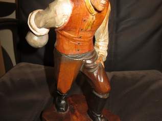 Kegler Figur handgeschnitzt 1953 - Bowling Figur