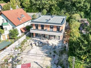 Neubau-Doppelhaus mit riesigem Garten und eigenem Waldstück | 4 Zimmer | Südseitiger Garten/Terrasse | Vollunterkellert | Luftwärmepumpe | Carport | 2 Einheiten verfügbar, 698000 €, Immobilien-Häuser in 3400 Gemeinde Klosterneuburg