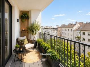Erstbezug nahe Schönbrunn - Hochwertige Neubauwohnung mit Westbalkon & Loggia, 334000 €, Immobilien-Wohnungen in 1120 Meidling
