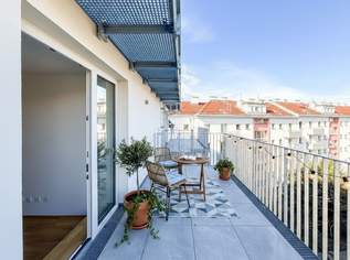 Helle 3-Zimmer Dachgeschoßwohnung mit Wohnküche und Balkon, 1971.87 €, Immobilien-Wohnungen in 1170 Hernals
