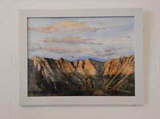 Aquarell " Berge in Saalfelden", 40 €, Marktplatz-Antiquitäten, Sammlerobjekte & Kunst in 1030 Landstraße
