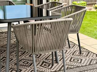 Moderne Garten-Essgruppe / Lounge Set mit 6 Sesseln & Glastisch, 380 €, Haus, Bau, Garten-Balkon & Garten in 2222 Gemeinde Bad Pirawarth