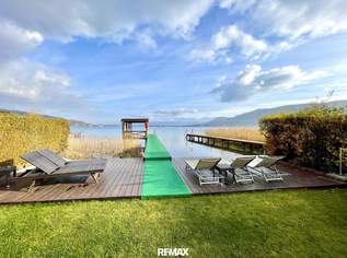 Modernes, komplett möbliertes Appartement mit privatem Seezugang in Krumpendorf am Wörthersee, 585000 €, Immobilien-Wohnungen in 9201 Krumpendorf