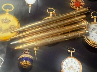 4 Goldstifte, England, 1930, 9- und 14-karätiges Gold, 2999 €, Kleidung & Schmuck-Accessoires, Uhren, Schmuck in Bulgarien