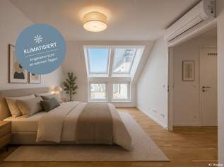 Exklusive Ausstattung inkl. Klimaanlage | Chance auf wertbeständige DG Wohnung mit Wohlfühlfaktor!, 375600 €, Immobilien-Wohnungen in 1210 Floridsdorf