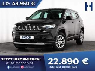 Compass T4 130 Aut. WINTER-PAKET LED 360° ACC, 24390 €, Auto & Fahrrad-Autos in 4061 Pasching Compass T4 130 Aut. WINTER-PAKET LED 360° ACC, 24390 €, Auto & Fahrrad-Autos in 4061 Pasching