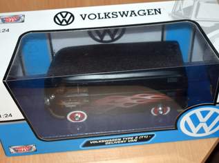 Motormax Modellauto VW Type 2 (T1) Delivery Van schwarz 1:24 OVP Motormax Modellauto VW Type 2 (T1) Delivery Van schwarz 1:24 OVP