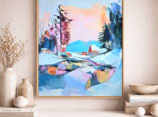 Acrylgemälde "Das Flüstern des Dachsteins"