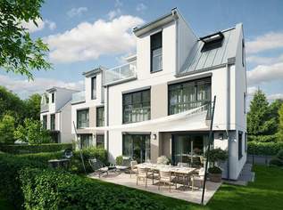 Luxuriöse Doppelhaushälfte an der Alten Donau, 1281900 €, Immobilien-Häuser in 1220 Donaustadt