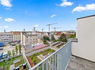 NEUBAU - 72,38 m² Dachwohnung plus 4,19 m2 Terrasse, 369000 €, Immobilien-Wohnungen in 1210 Floridsdorf