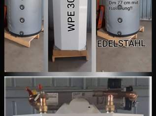 Windkessel hygienischer 300 Liter Edelstahl-Windkessel mit Isolierung